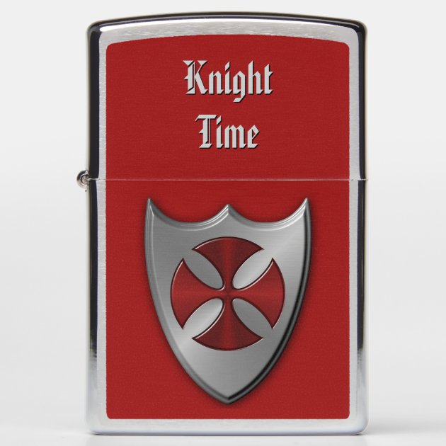 Engraved Templer Emblem good Official Zippo Windproof Lighter