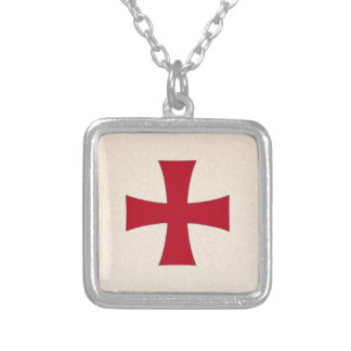 KNIGHTS TEMPLAR SILVER PLATED NECKLACE