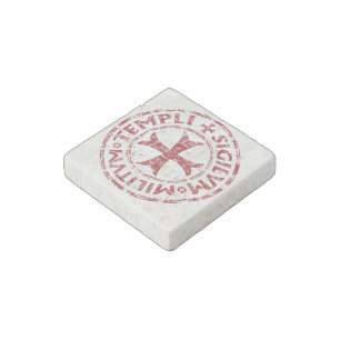 Knights Templar Stone Magnet