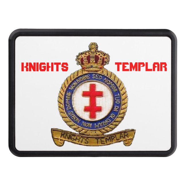 KNIGHTS TEMPLAR TOW HITCH COVER (Front)