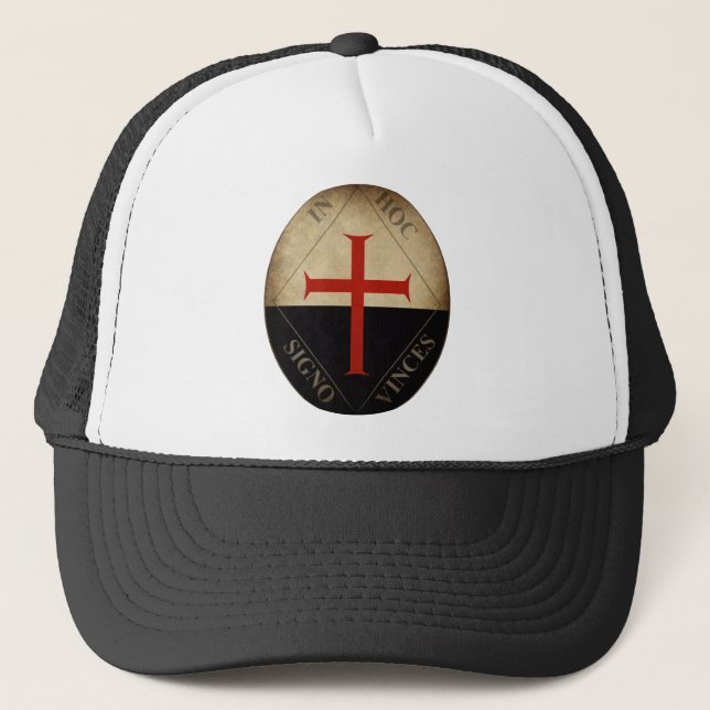 Knights Templar Trucker Hat (Front)