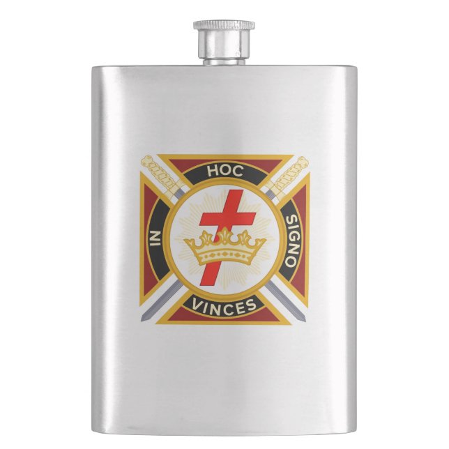 Knight's Templars  Flask (Front)