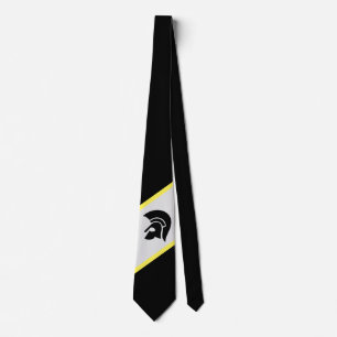 Knights Vikings Warriors Mascot  Football Necktie