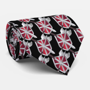 Knights Warriors Vikings Mascot  Football Necktie