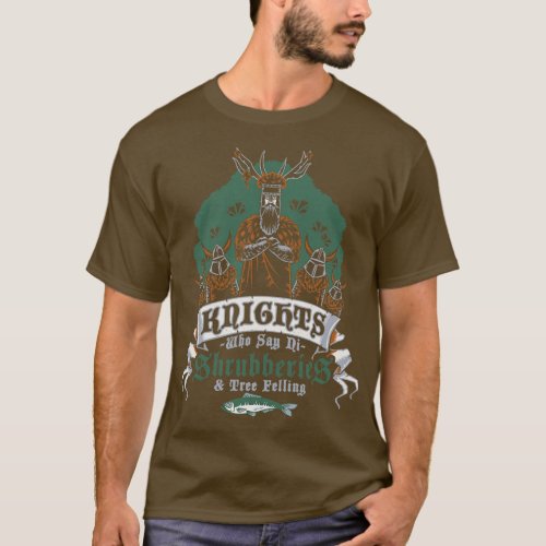 Knights Who Say Ni Shrubberies Vintage Classic Bri T_Shirt