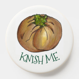 KNISH (Kiss) Me Spinach Knishes Jewish Deli Foodie PopSocket