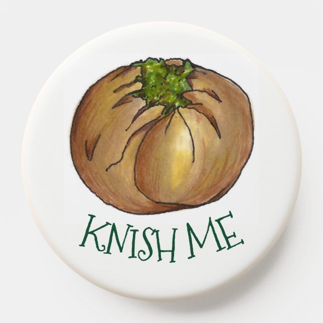 KNISH (Kiss) Me Spinach Knishes Jewish Deli Foodie PopSocket (Popsocket)