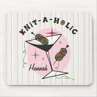 Knit-A-Holic Mouse Pad