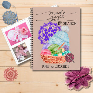 KNIT AND CROCHET SAMPLES NOTEBOOK