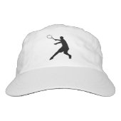 Knit and woven tennis hats for sun protection (Front)