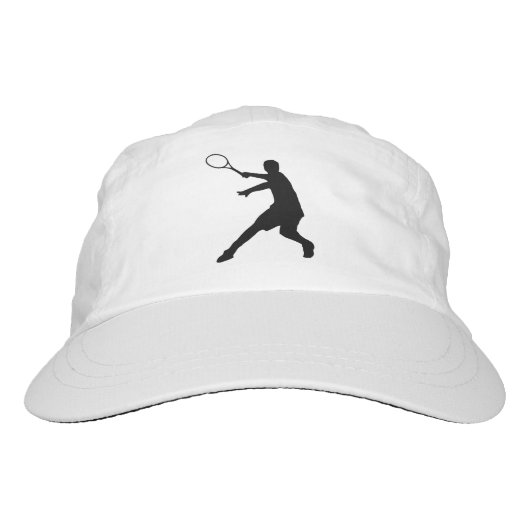 Knit and woven tennis hats for sun protection (Front)