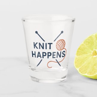 Knit Happens Funny Knitting Pun
