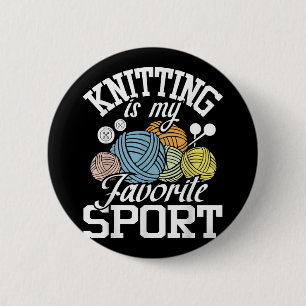 Knit Happens Funny Knitting Shirt Knitters Pride Button