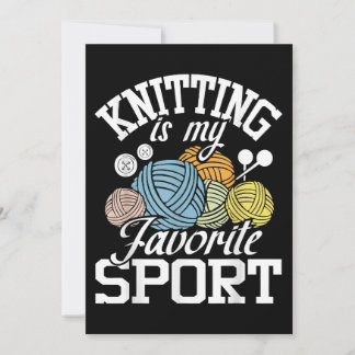 Knit Happens Funny Knitting Shirt Knitters Pride Invitation