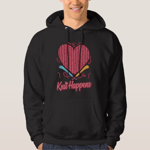 Knit Happens Funny Knitting Tee For Her Yarn Knit