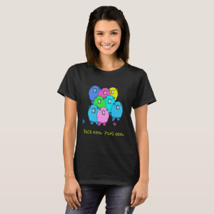 Knit one Purl one. Cute lambs. Personalized T-Shirt