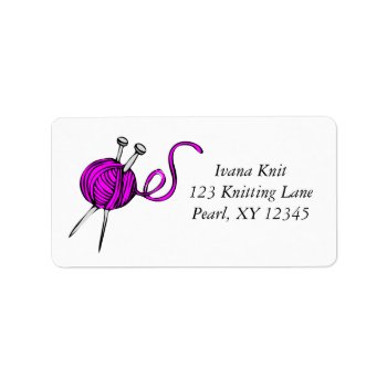 Knit Passion Label by WOWYOU at Zazzle