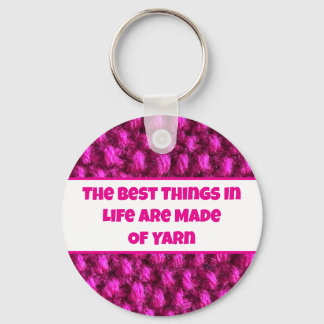 Knit Pink Crochet Pattern Crafty Love Yarn Keychain