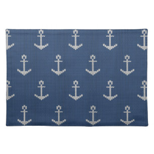 Knit Sea Anchor Placemat