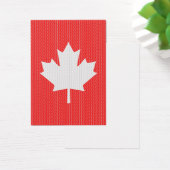 Knit Style Maple Leaf Knitting Motif (Desk)