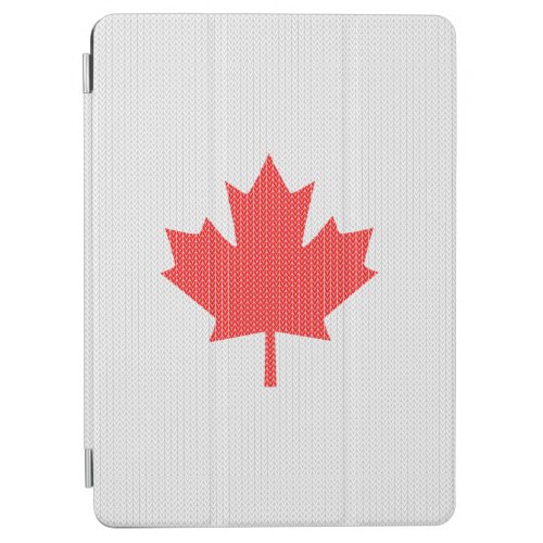 Knit Style Maple Leaf Knitting Motif iPad Air Cover