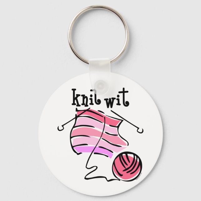 Knit Wit Keychain (Front)