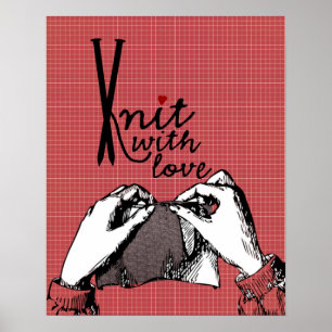 Knit with Love: Creative Motivational Poster