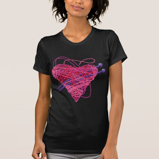 kniting heart T-Shirt (Front)