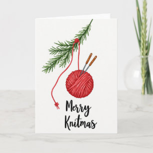 Knitmas Christmas Knitting Card