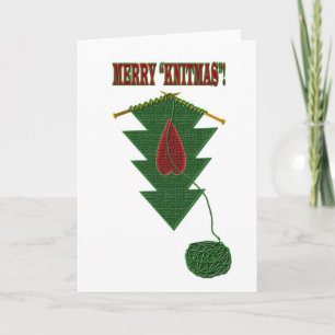 KnitmasTree Holiday Card