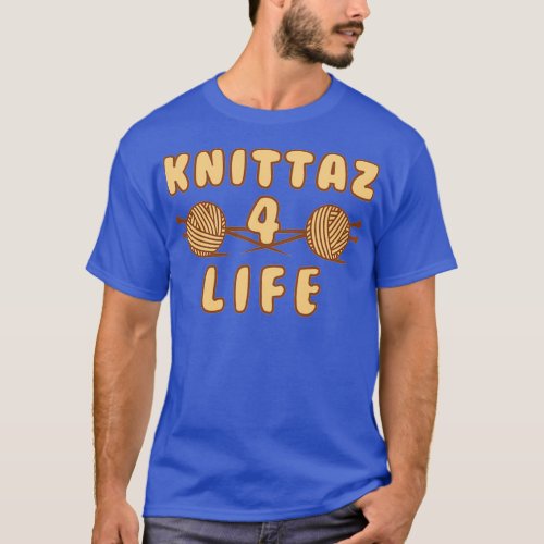 Knittaz 4 Life Funny Knitting Club Pullover Hoodie