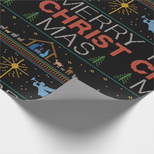 Religious Themed Christmas Wrapping Paper 