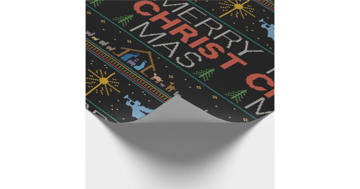 Religious Themed Christmas Wrapping Paper 