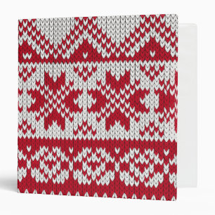 Knitted  Christmas Binder