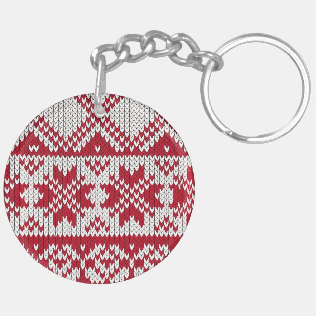 Knitted Christmas Keychain (Back Right)
