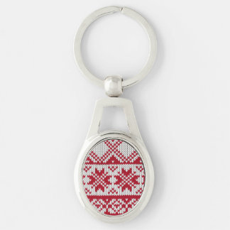 Knitted Christmas Keychain