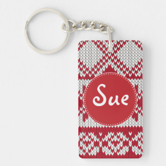 Knitted  Christmas Keychain