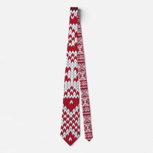 Knitted  Christmas Tie
