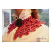 Knitted Lace Collar Pattern Cards (Front Horizontal)