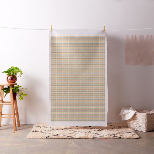 Knitted look pale yellow patterned design fabric