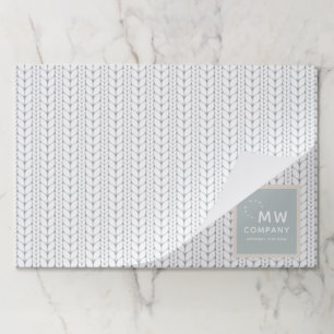 Knitted Pattern Modern Professional Hand Made Paper Pad