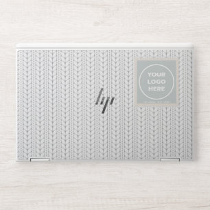 Knitted Pattern Modern Professional Logo HP Laptop Skin