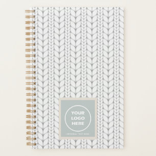 Knitted Pattern Modern Professional Logo Planner