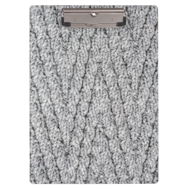 knitted pattern texture clipboard (Front)