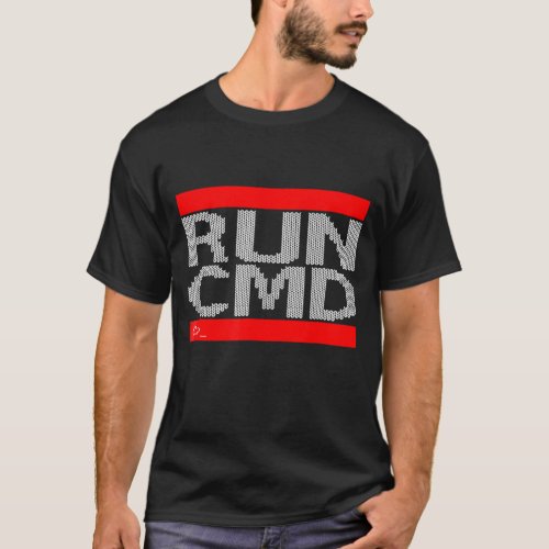 Knitted Run Cmd Ugly Christmas  Nerd Geek Computer T_Shirt