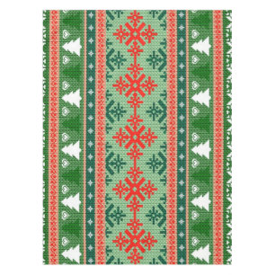 knitted ugly Christmas sweater Tablecloth