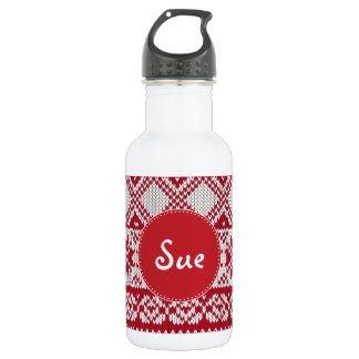 Knitted Xmas Stainless Steel Water Bottle