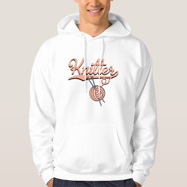 Knitter Hooded Sweatshirt (Front)