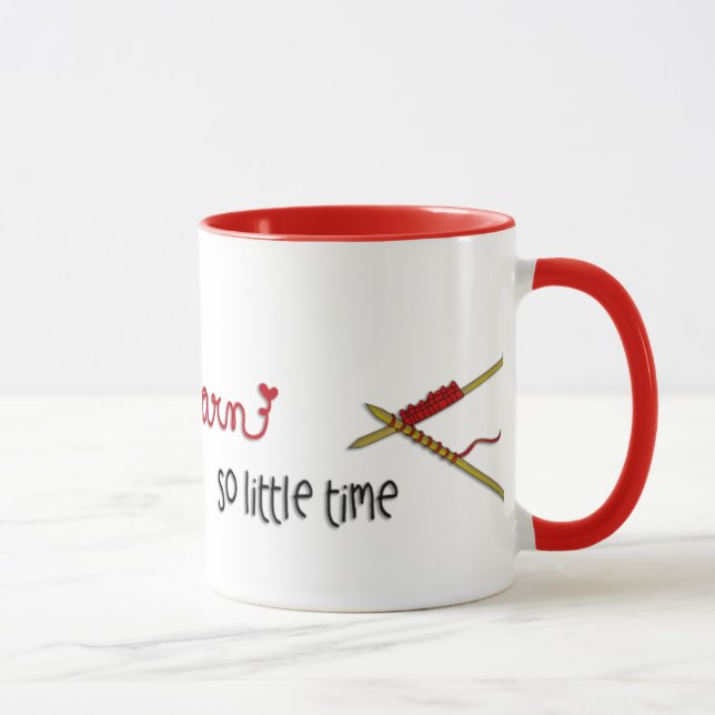 Knitters Beverage Mug (Right)