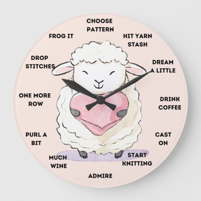 Knitter's Clock (Front)